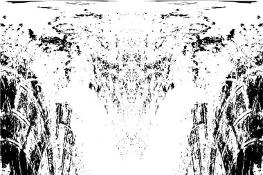 Soyut grunge arkaplanı. Monokrom dokusu. Siyah ve beyaz desenli arkaplan 