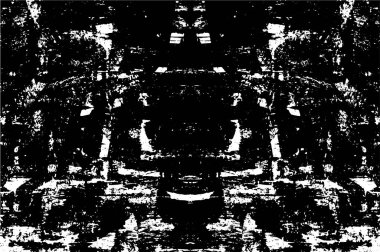 Soyut grunge arkaplanı. Monokrom dokusu. Siyah ve beyaz desenli arkaplan 