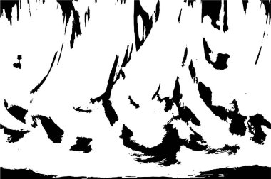 Soyut grunge arkaplanı. Monokrom dokusu. Siyah ve beyaz desenli arkaplan 