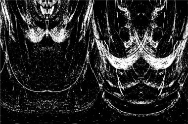 Soyut grunge arkaplanı. Monokrom dokusu. Siyah ve beyaz desenli arkaplan 