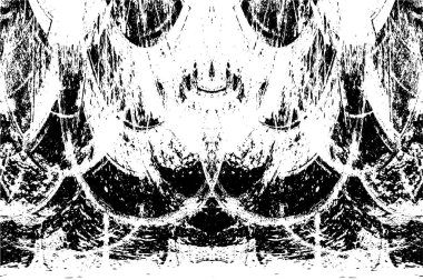 Soyut grunge arkaplanı. Monokrom dokusu. Siyah ve beyaz desenli arkaplan 