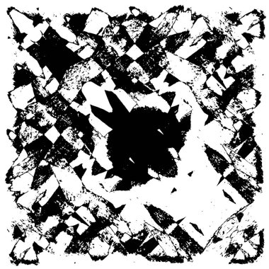 Soyut grunge arkaplanı. Monokrom dokusu. Siyah ve beyaz desenli arkaplan 