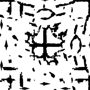 soyut grunge modern, siyah ve beyaz desen