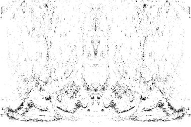 Grunge dikey olarak simetrik siyah beyaz doku. Tek renkli yıpranmış kaplama deseni. 