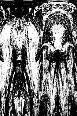 soyut grunge modern, siyah ve beyaz desen