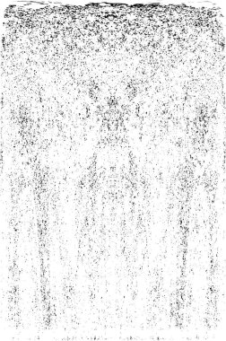 Grunge dikey olarak simetrik siyah beyaz doku. Tek renkli yıpranmış kaplama deseni. 