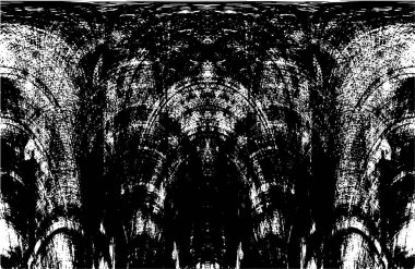 Siyah beyaz monokrom eski grunge vintage eskimiş arka plan soyut antika desenli retro model 