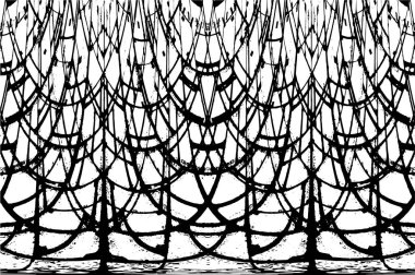 Siyah beyaz monokrom eski grunge vintage eskimiş arka plan soyut antika desenli retro model 