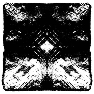 Siyah beyaz monokrom eski grunge vintage eskimiş arka plan soyut antika desenli retro model 