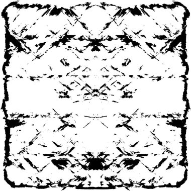 Siyah beyaz monokrom eski grunge vintage eskimiş arka plan soyut antika desenli retro model 