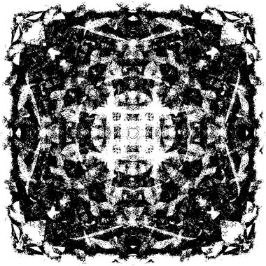 Siyah beyaz monokrom eski grunge vintage eskimiş arka plan soyut antika desenli retro model 