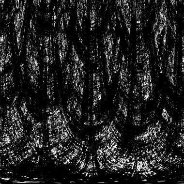 Grunge dikey olarak simetrik siyah beyaz doku. Tek renkli yıpranmış kaplama deseni. 