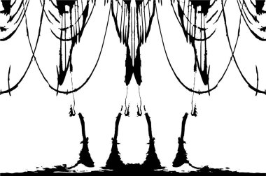 Soyut siyah beyaz arka plan. monokrom dokusu. 