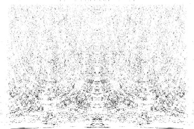 Grunge dikey olarak simetrik siyah beyaz doku. Tek renkli yıpranmış kaplama deseni. 