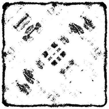 siyah ve beyaz grunge arkaplanı 