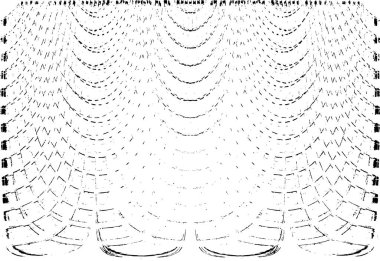 Grunge dikey olarak simetrik siyah beyaz doku. Tek renkli yıpranmış kaplama deseni. 