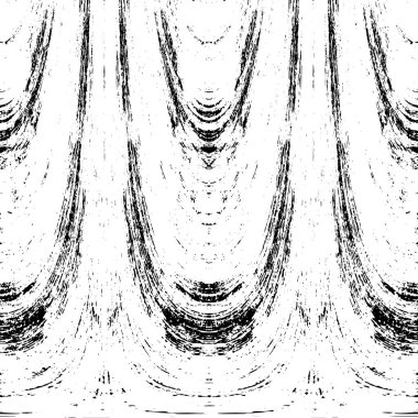 Grunge dikey olarak simetrik siyah beyaz doku. Tek renkli yıpranmış kaplama deseni. 