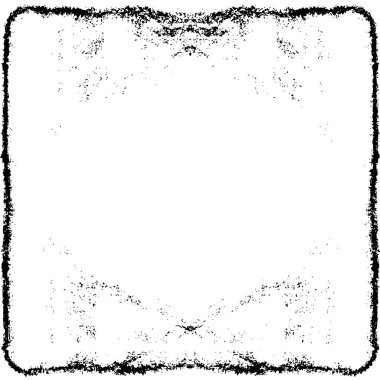 Grunge Siyah ve Beyaz Şehir Vektör Doku Şablonu. Çatlakların, lekelerin, çiplerin, çizgilerin koyu arkaplanı.