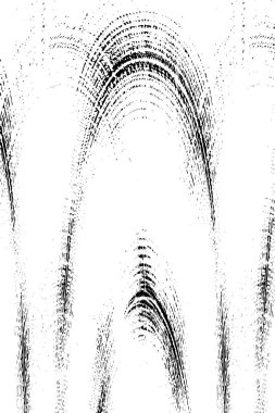 Grunge Siyah ve Beyaz Şehir Vektör Doku Şablonu. Çatlakların, lekelerin, çiplerin, çizgilerin koyu arkaplanı.