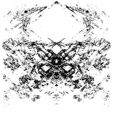 Gelecekçi soyut grunge geometrik modern desen 