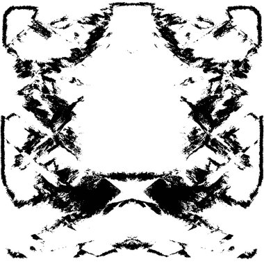 Grunge Siyah ve Beyaz Şehir Vektör Doku Şablonu. Çatlakların, lekelerin, çiplerin, çizgilerin koyu arkaplanı.