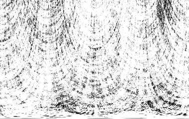 Grunge Siyah ve Beyaz Şehir Vektör Doku Şablonu. Çatlakların, lekelerin, çiplerin, çizgilerin koyu arkaplanı.