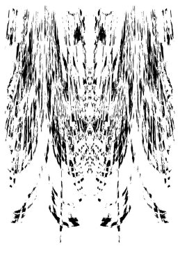 Grunge Siyah ve Beyaz Şehir Vektör Doku Şablonu. Çatlakların, lekelerin, çiplerin, çizgilerin koyu arkaplanı.