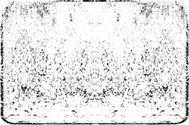 Grunge dikey olarak simetrik siyah beyaz doku. Tek renkli yıpranmış kaplama deseni. 