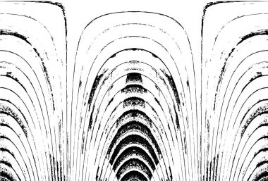 Grunge dikey olarak simetrik siyah beyaz doku. Tek renkli yıpranmış kaplama deseni. 