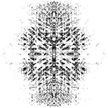 Gelecekçi soyut grunge geometrik modern desen 