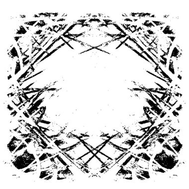 Gelecekçi soyut grunge geometrik modern desen 