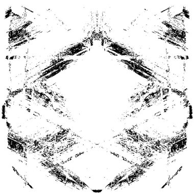 Gelecekçi soyut grunge geometrik modern desen 