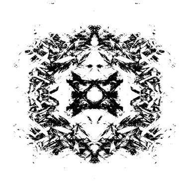 Gelecekçi soyut grunge geometrik modern desen 