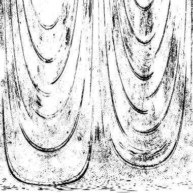 Grunge Siyah ve Beyaz Şehir Vektör Doku Şablonu. Çatlakların, lekelerin, çiplerin, çizgilerin koyu arkaplanı.