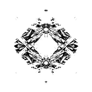 Gelecekçi soyut grunge geometrik modern desen 