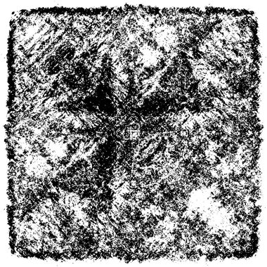 Grunge Siyah ve Beyaz Şehir Vektör Doku Şablonu. Çatlakların, lekelerin, çiplerin, çizgilerin koyu arkaplanı.