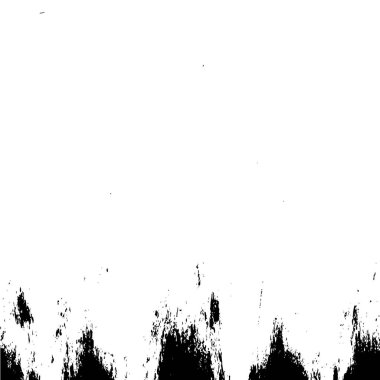 Grunge Siyah ve Beyaz Şehir Vektör Doku Şablonu. Çatlakların, lekelerin, çiplerin, çizgilerin koyu arkaplanı.