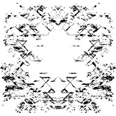 Gelecekçi soyut grunge geometrik modern desen 