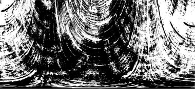 Grunge Siyah ve Beyaz Şehir Vektör Doku Şablonu. Çatlakların, lekelerin, çiplerin, çizgilerin koyu arkaplanı.