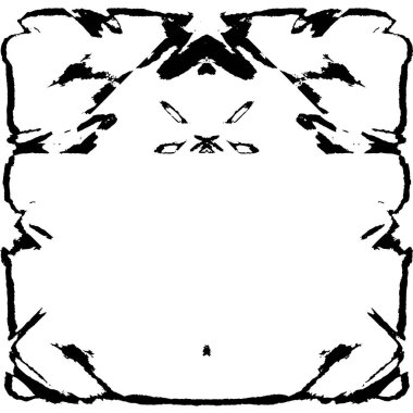 Grunge Siyah ve Beyaz Şehir Vektör Doku Şablonu. Çatlakların, lekelerin, çiplerin, çizgilerin koyu arkaplanı.