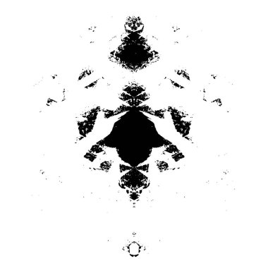 Grunge Siyah ve Beyaz Şehir Vektör Doku Şablonu. Çatlakların, lekelerin, çiplerin, çizgilerin koyu arkaplanı.