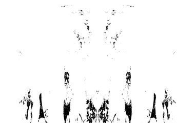 Grunge Siyah ve Beyaz Şehir Vektör Doku Şablonu. Çatlakların, lekelerin, çiplerin, çizgilerin koyu arkaplanı.