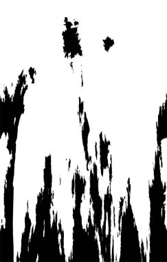 Grunge Siyah ve Beyaz Şehir Vektör Doku Şablonu. Çatlakların, lekelerin, çiplerin, çizgilerin koyu arkaplanı.