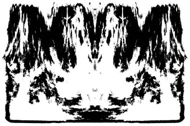 Grunge Siyah ve Beyaz Şehir Vektör Doku Şablonu. Çatlakların, lekelerin, çiplerin, çizgilerin koyu arkaplanı.