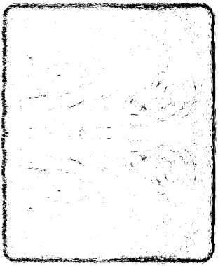 Grunge Siyah ve Beyaz Şehir Vektör Doku Şablonu. Çatlakların, lekelerin, çiplerin, çizgilerin koyu arkaplanı.