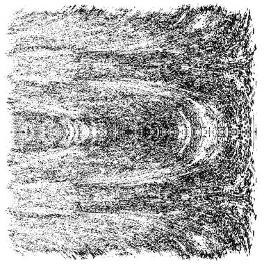 Grunge Siyah ve Beyaz Şehir Vektör Doku Şablonu. Çatlakların, lekelerin, çiplerin, çizgilerin koyu arkaplanı.