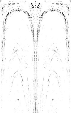 Grunge üst üste biniyor. Soyut siyah-beyaz vektör arkaplanı. Çatlak, leke ve noktalarda kirli desenli tek renkli klasik yüzey. Karanlık korku tarzında eski bir duvar.