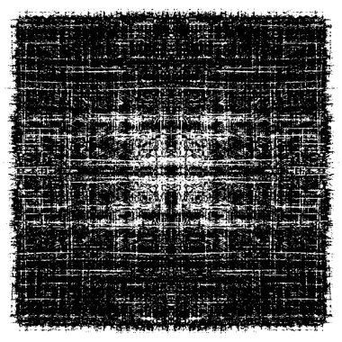 Grunge üst üste biniyor. Soyut siyah-beyaz vektör arkaplanı. Çatlak, leke ve noktalarda kirli desenli tek renkli klasik yüzey. Karanlık korku tarzında eski bir duvar.