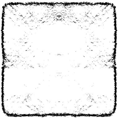 Grunge üst üste biniyor. Soyut siyah-beyaz vektör arkaplanı. Çatlak, leke ve noktalarda kirli desenli tek renkli klasik yüzey. Karanlık korku tarzında eski bir duvar.