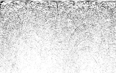 Grunge üst üste biniyor. Soyut siyah-beyaz vektör arkaplanı. Çatlak, leke ve noktalarda kirli desenli tek renkli klasik yüzey. Karanlık korku tarzında eski bir duvar.